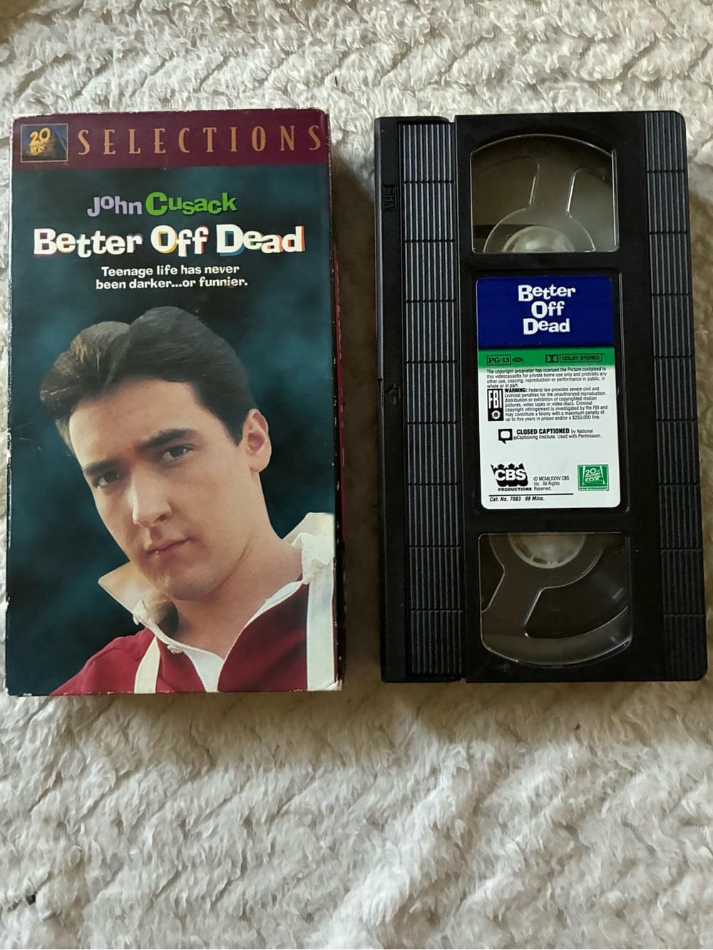 Vintage Better Off Dead VHS Tape